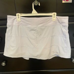 Lululemon Tennis Pace Rival Skirt 12” - light lavender Blue
